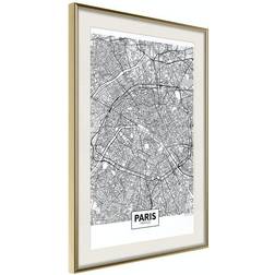 Arkiio Affisch Map of Paris [Poster] 40x60 Poster